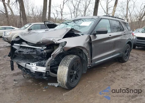 2021 Ford Explorer Xlt z USA, uszkodzony, nr VIN 1FMSK8DH7MGB64579